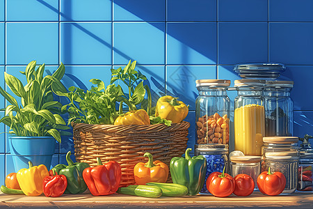 辣椒和蔬菜图片