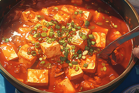 麻婆豆腐的诱惑图片