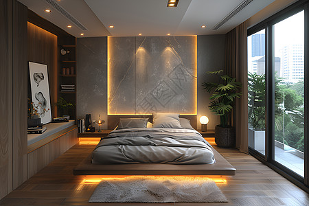 舒适现代卧室设计图片