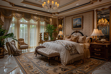 奢华的卧室图片