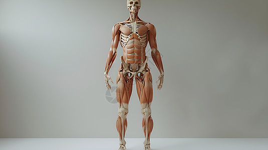 人体的全身模型图片
