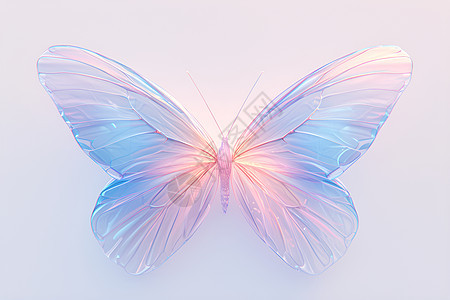 炫彩玻璃蝴蝶背景图片