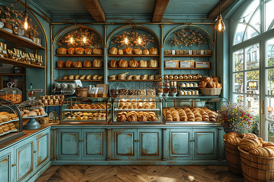 法式面包店图片