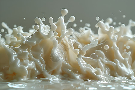 飞溅的牛奶液体图片