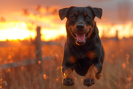 户外的杜宾犬图片