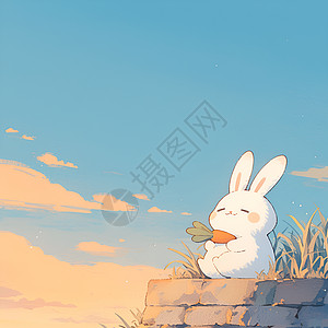 可爱的卡通小兔图片