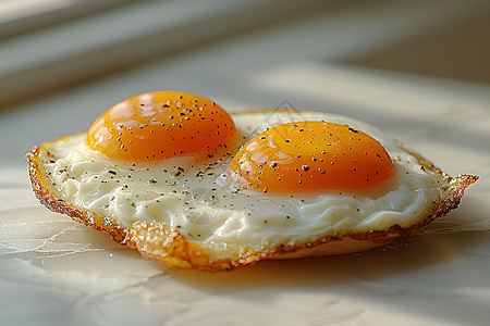 美食封面早餐煎蛋背景