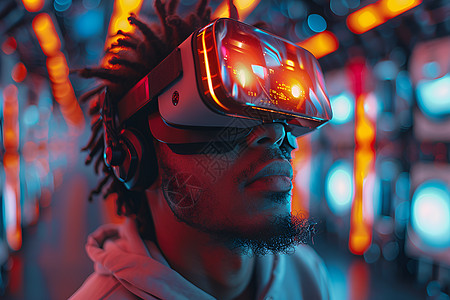 VR眼镜的沉浸式体验图片