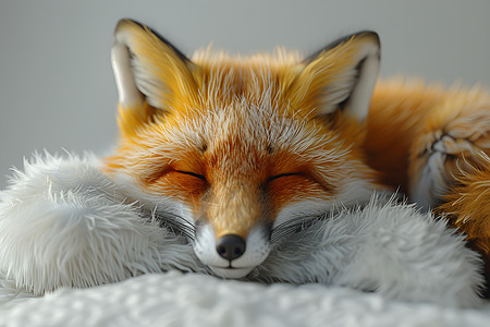 安静的狐狸图片