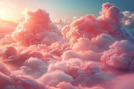 棉花糖般的云端图片