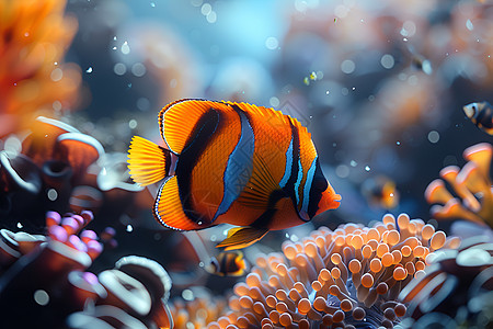 热带鱼的海底幻境图片