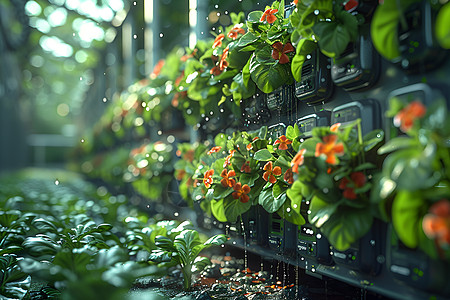 温室里的植物图片