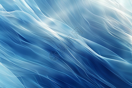蓝色波浪曲线图片