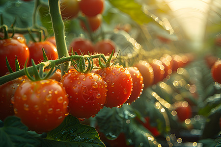 温室的番茄图片