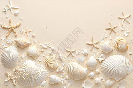 贝壳和海星图片