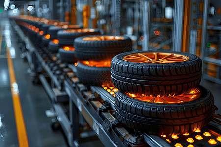 电动车轮胎生产线图片