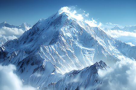壮丽的风景雪山图片