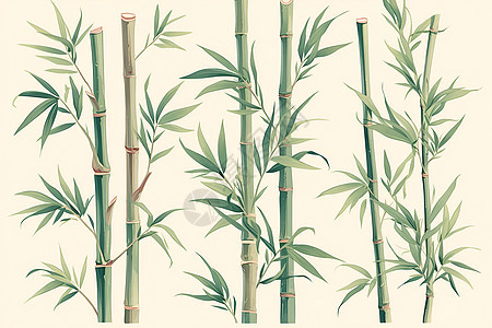 迷人的竹子图片
