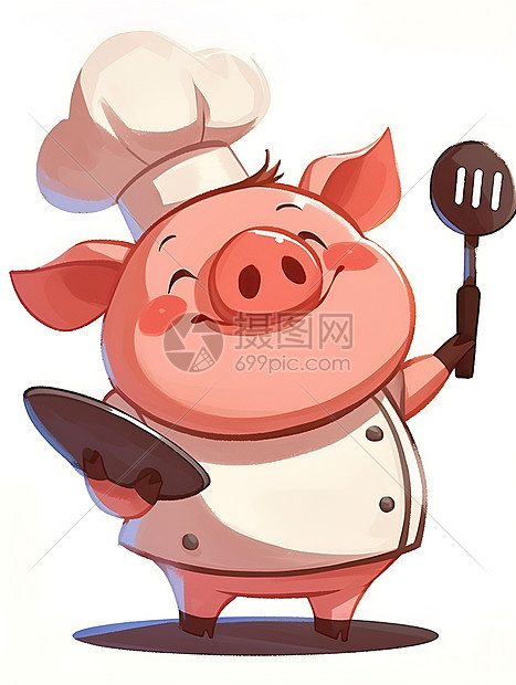 猪猪大厨秀厨艺图片