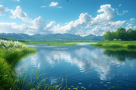 美丽山水湖光景色图片