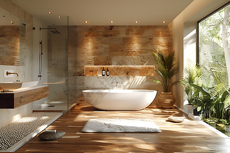 住宅内的浴室图片