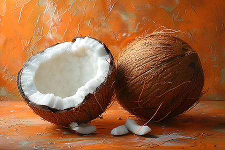 美味的椰子图片