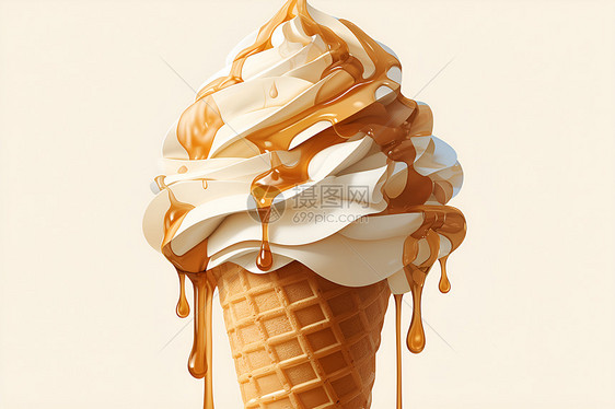 美味可口的冰淇淋图片