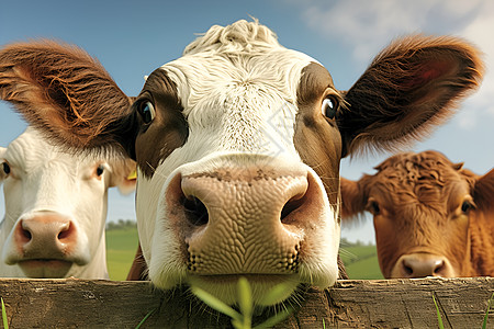 农场内的牲畜牛图片