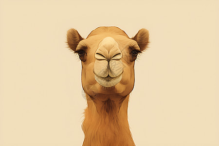 沉静友善的骆驼图片