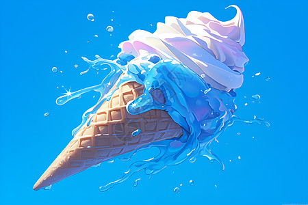 甜点画册美味的冰淇淋插画