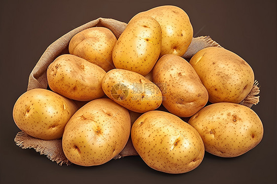 新鲜的土豆图片