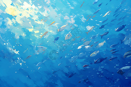 绚丽多彩的海底世界图片