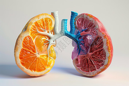 人体肺部结构图片