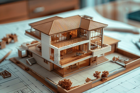 家屋模型设计图片