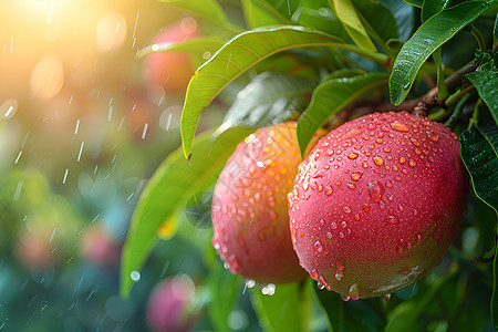 果园成熟的芒果图片