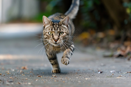 飞奔的小猫咪图片