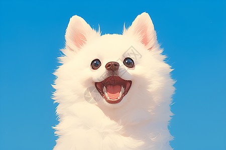 可爱微笑的狗狗图片