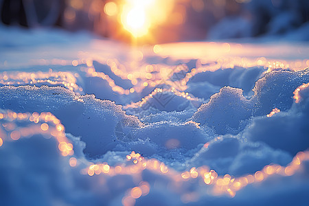 雪中细节的凝固图片