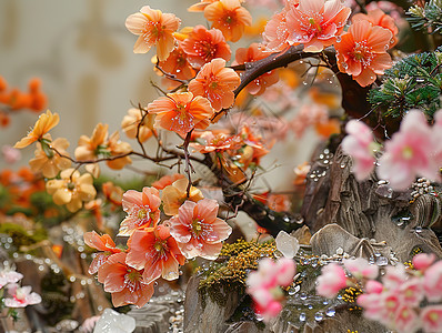 美丽的花束装饰图片