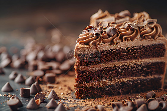 健康的甜品蛋糕图片