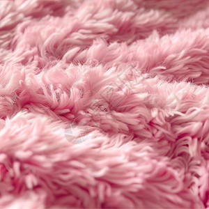 绒绒粉色毛毯图片