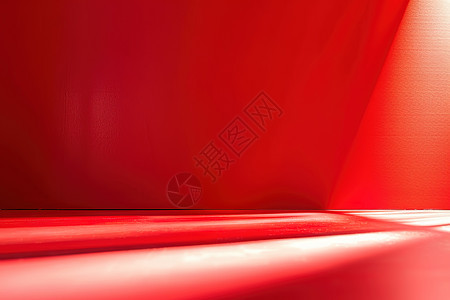 红色背景中的光束图片