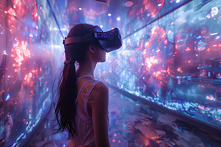 未来探索中的虚拟世界图片