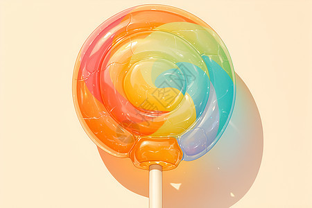 多彩的棒棒糖背景图片