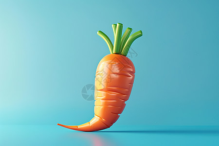 弯曲的胡萝卜图片