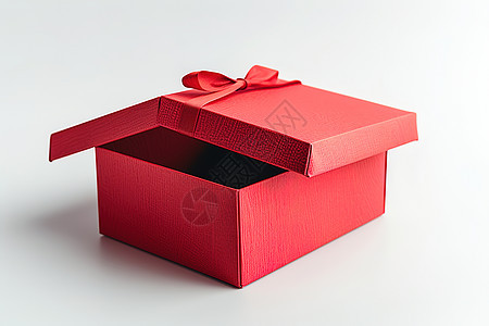 红盒子上方有蝴蝶结图片
