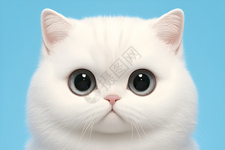 可爱的大眼睛小猫图片