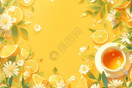 柠檬茶水图片