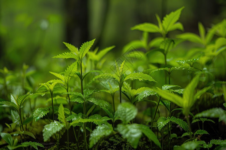 森林的绿植图片