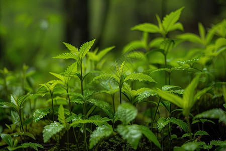 森林的绿植图片